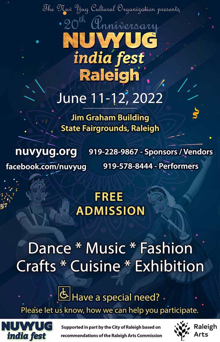 2020 Nuv Yug India Fest Flyer